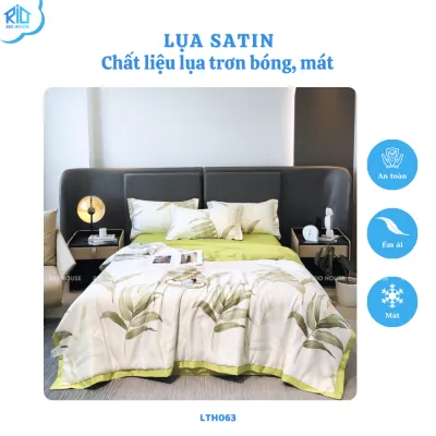Bộ Chăn Ga Lụa Satin RIO F4LTH ( 4 Món )
