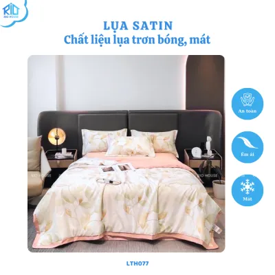 Bộ Chăn Ga Lụa Satin RIO F4LTH ( 4 Món )