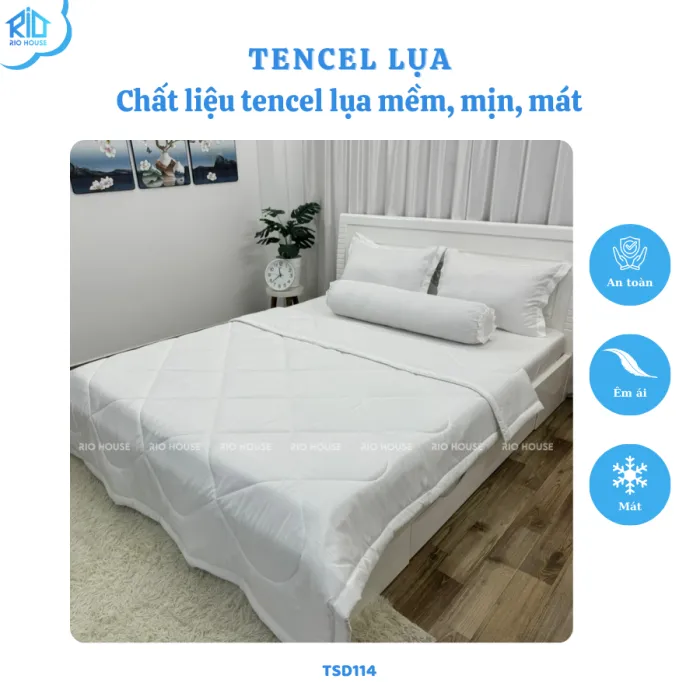 Bộ Chăn Ga Gối Tencel Lụa RIO Standard F5TSD ( 5 Món ) Bộ Chăn Ga Gối Tencel Lụa RIO Standard F5TSD ( 5 Món )