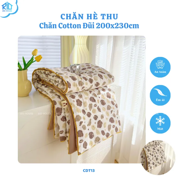 Chăn Cotton Đũi RIO CH2023-CTD13